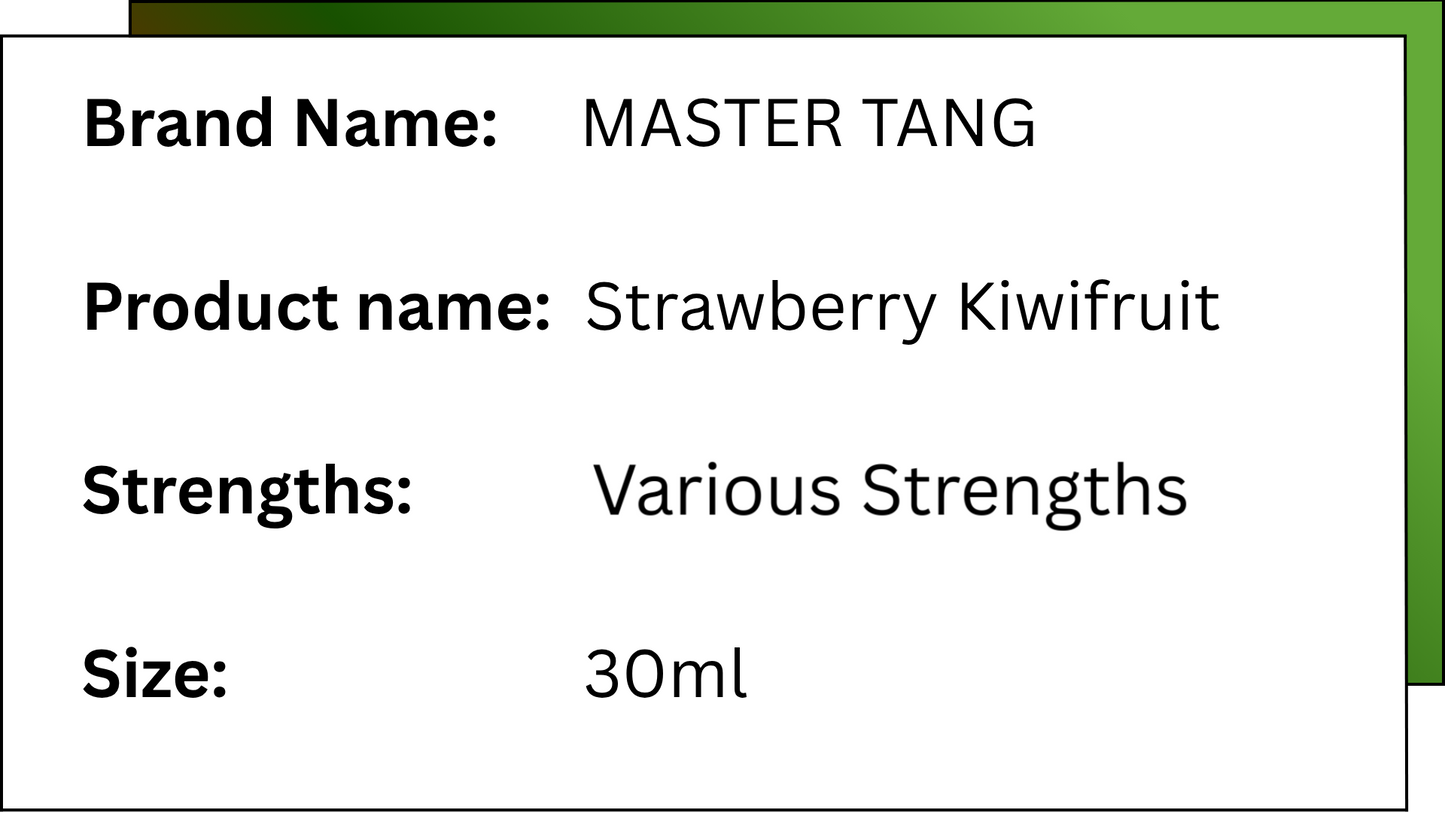 MASTER TANG SALT - STRAWBERRY KIWIFRUIT