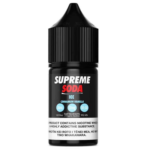 Supreme Soda Salts (ICE) - Cinnamon Vanilla (PKA Supreme Cola Salts - Ice)