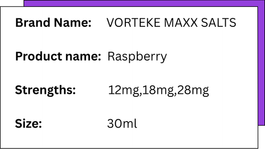 Vorteke Maxx Salts - Raspberry