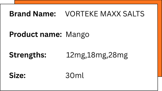 Vorteke Maxx Salts - Mango