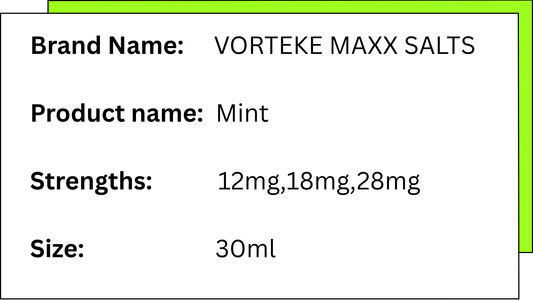 Vorteke Maxx Salts - Mint
