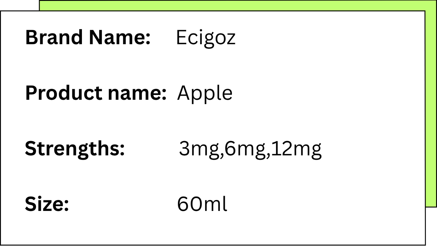 ECIGOZ - APPLE