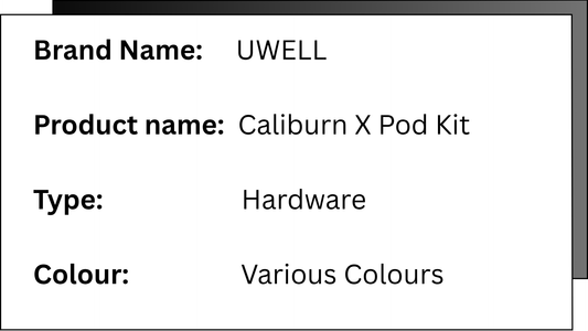 UWELL Caliburn X Pod Kit