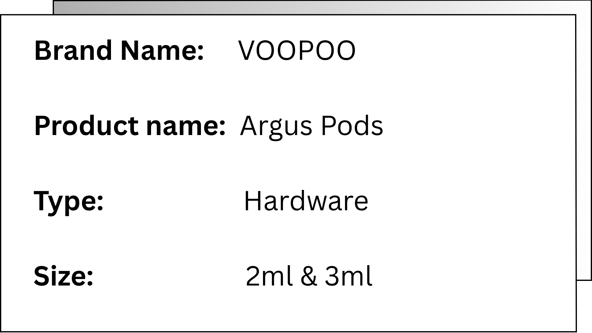 Voopoo - Argus Replacement Pods  Infused