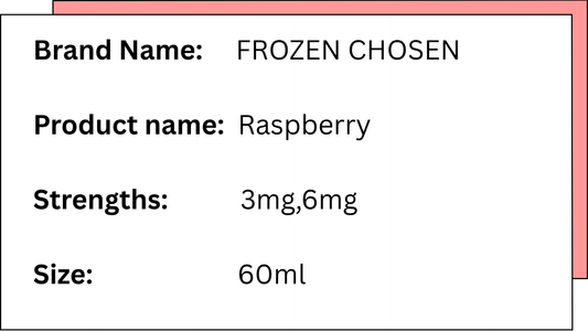 FROZEN CHOSEN - RASPBERRY - 60ML