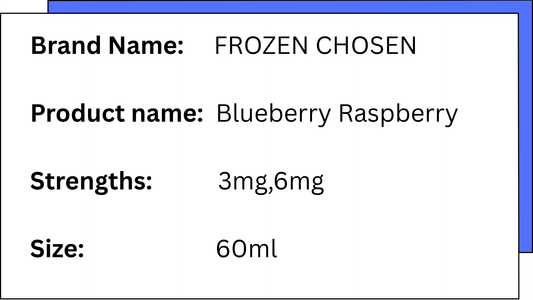 FROZEN CHOSEN - BLUEBERRY RASPBERRY - 60ML