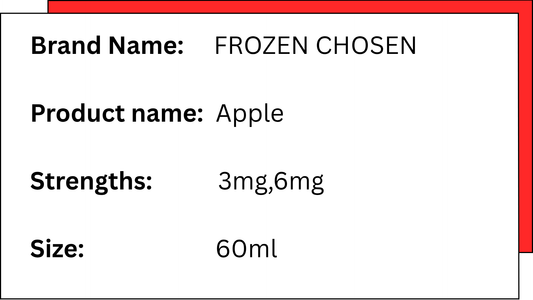 FROZEN CHOSEN -  APPLE - 60ML