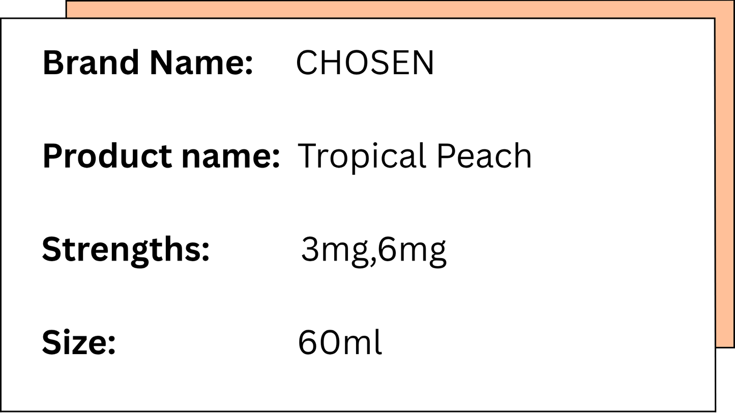 CHOSEN - Tropical Peach