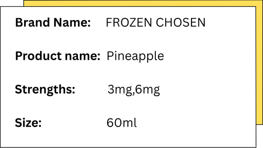 FROZEN CHOSEN - PINEAPPLE  - 60ML