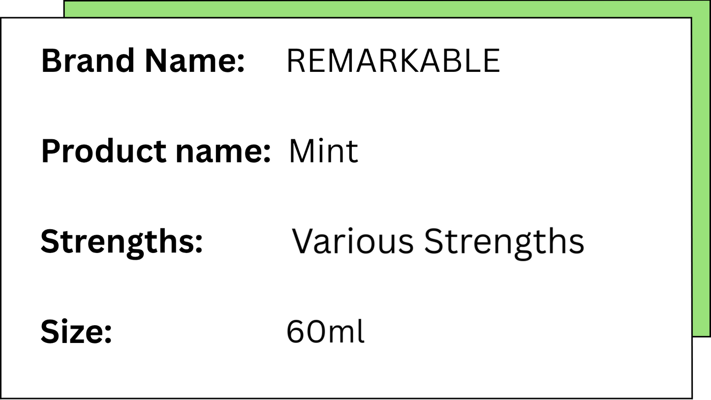 REMARKABLE - MINT