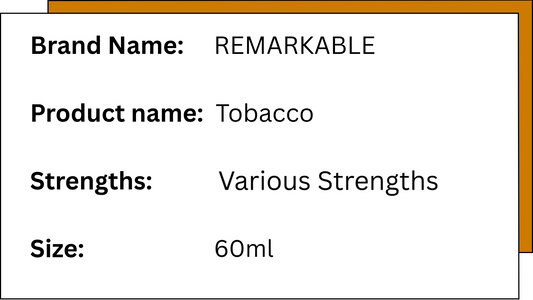 REMARKABLE - TOBACCO