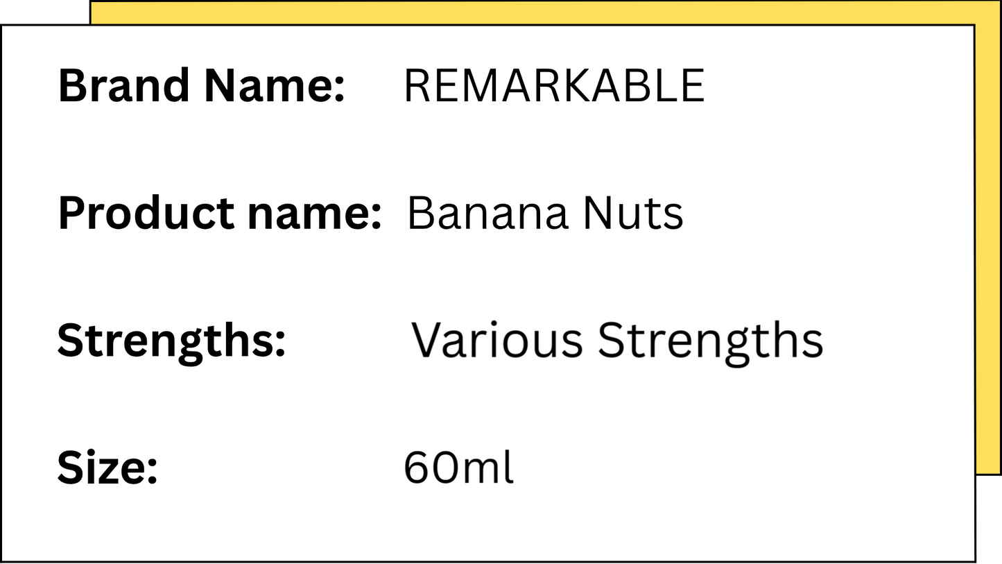 REMARKABLE - BANANA NUTS