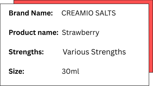 CREAMIO SALTS - STRAWBERRY