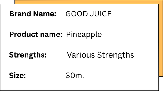 PINEAPPLE  SALTS BY GOOD JUICE