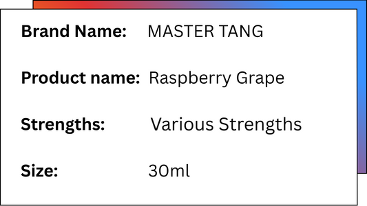 MASTER TANG SALT - RASPBERRY GRAPE