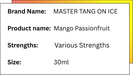 Master Tang on Ice - Mango Passionfruit