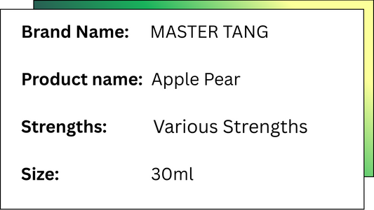 MASTER TANG SALT - APPLE PEAR