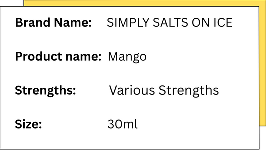 Simply Salts - Mango (on Ice)