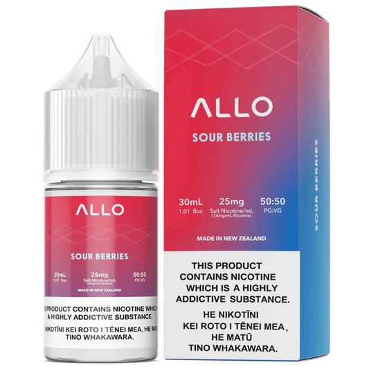 Allo E-Liquid - Sour Berries (PKA Energy Drink)