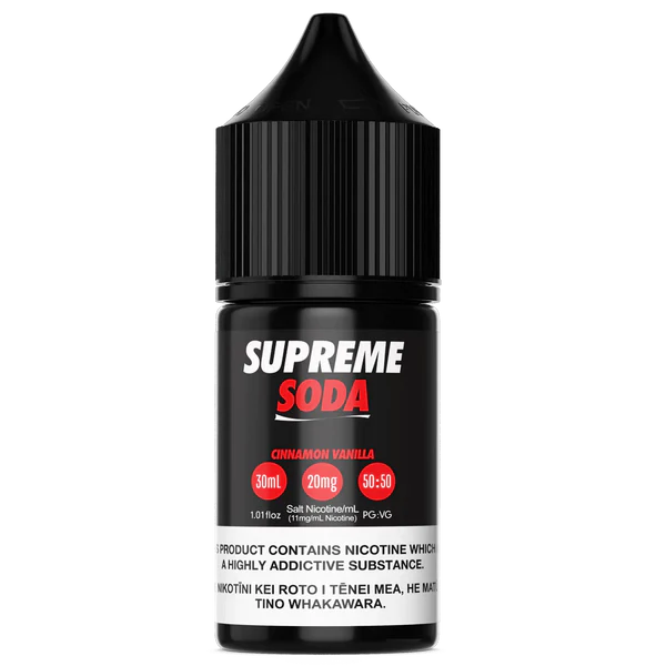 Supreme Soda Salts - Cinnamon Vanilla (PKA Supreme Cola Salts - Cola)